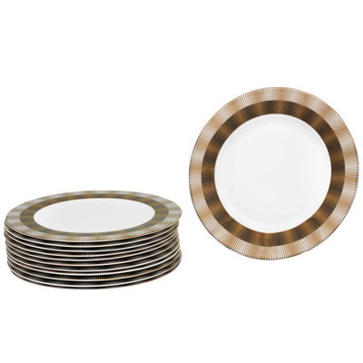Al Saif Gallery Porcelain Dinner Set, 86 Pieces - Black product image 6