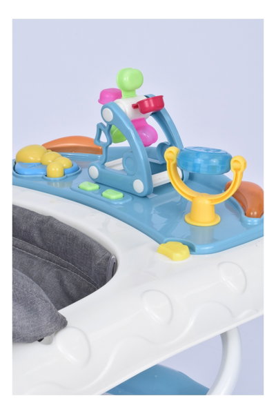مشاية اطفال فان مومونت، قابلة للتعديل، مزودة بألعاب - ازرق product image 4