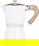 Al Saif Gallery Espresso Coffee Maker, 900 Ml, Wooden Handle - Light Grey product image 1