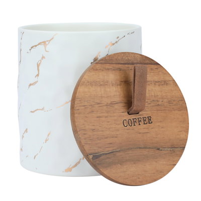 طقم علب بهارات بورسلان السيف غاليري، 3 قطع - أبيض بني product image 4