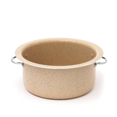 Rocky Granite Inverted Cooking Pot, 28 cm - Beige product image 2