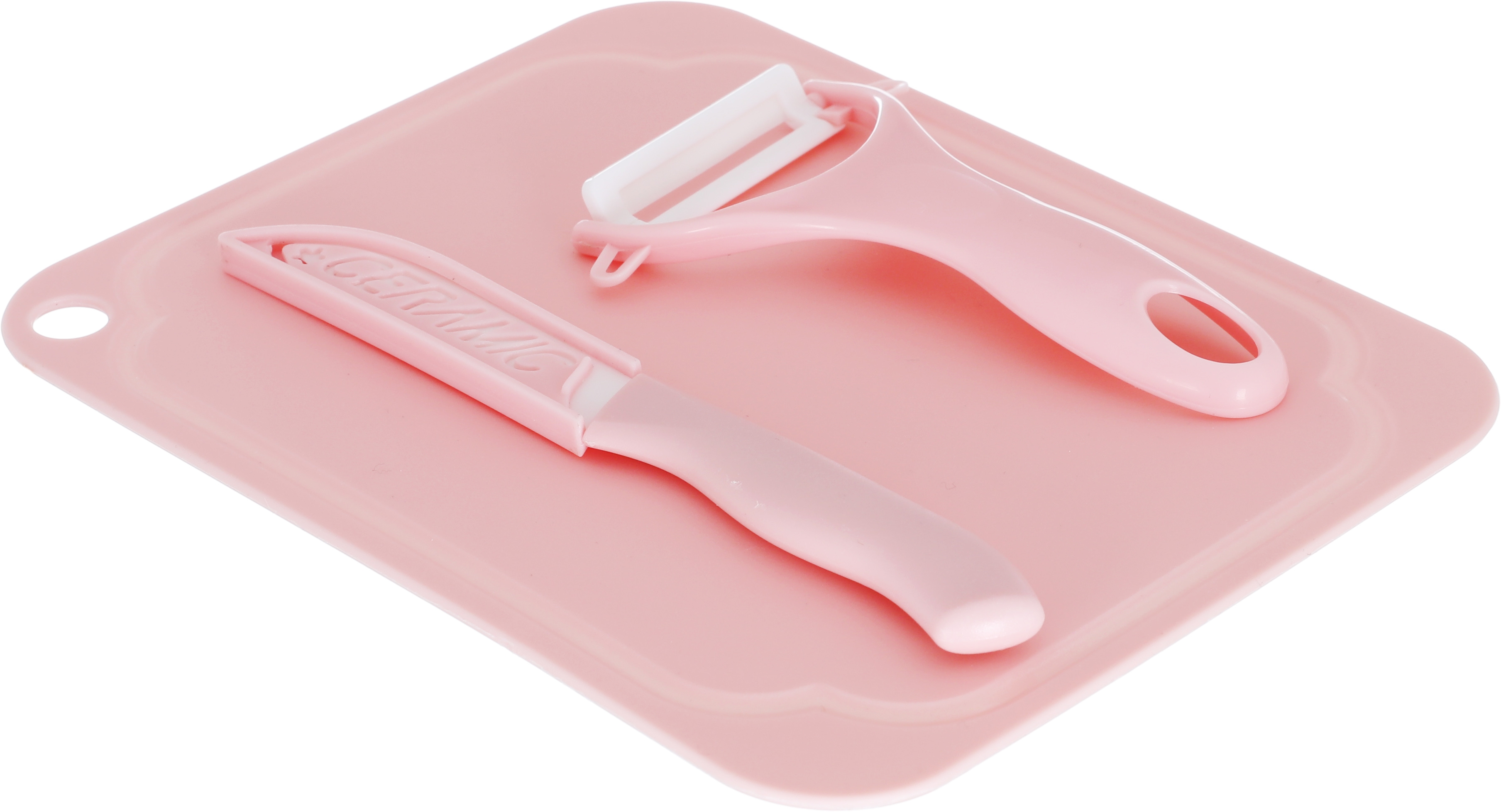 saif so Chopping Board Set, 3 Pieces, cc23010 - Pink product image 1