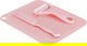 طقم لوح تقطيع سيف سو، 3 قطع، cc23010 - وردي product image 1