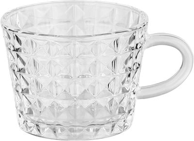 Al Saif Gallery Glass Cup Set, 150ml, 4 Pieces, Handle - Clear product image 2