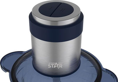 Winning Star ST-5582 Food Chopper, 3 Litres, 300 Watts, 4 Blades - Clear Silver product image 5