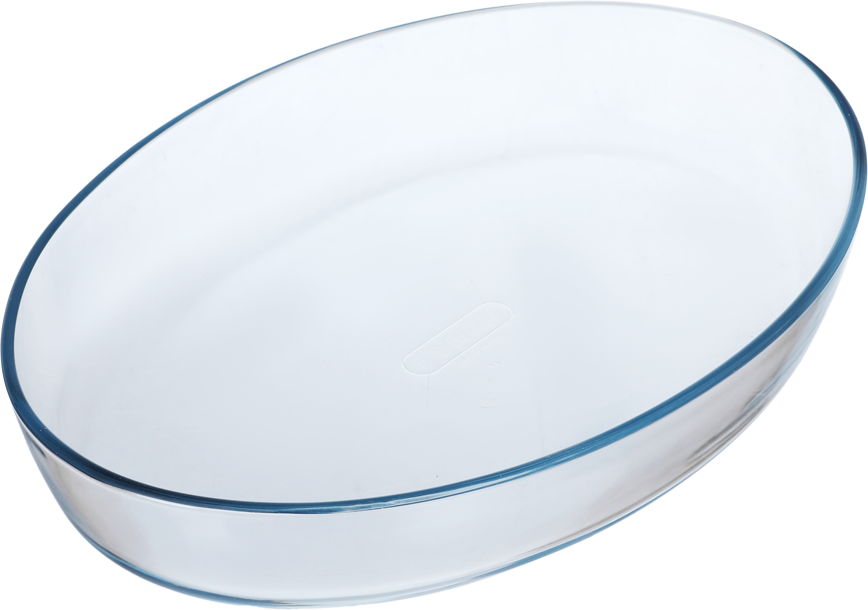 Pyrex glass cooking tray, 40 x 27 x 7 cm, oval - clear product image 2