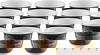 Al Saif Gallery Porcelain Arabic Coffee Cups Set, 12 Pieces - Black product image 1