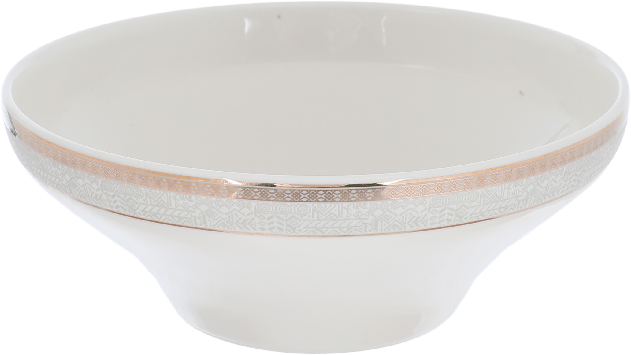 Victoria Al Saif Gallery porcelain dining set, 65 pieces, golden-white pattern product image 2