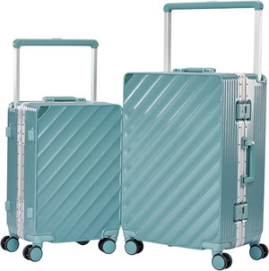 Limra LMA-1907 Polycarbonate Luggage Set, 2 Sizes, 4 Wheels - Blue product image