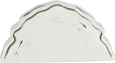 طقم سفرة بورسلان السيف غاليري، 65 قطعة - ابيض ذهبي product image 6