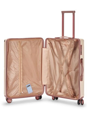 LIMRA Luggage Set, 4 Wheels, 4 Bags, Zipper Closure, 360° Rotating, WM-112 - Rose Gold Beige product image 2