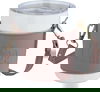 كوب حافظ للحرارة بورسلان السيف غاليري، 420 مل - أبيض وردي product image 1