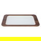 طوفرية استيل السيف غاليري، 45×30.2×4.2 سم، مستطيل، بحافة خشب، كبير - أبيض product image 2