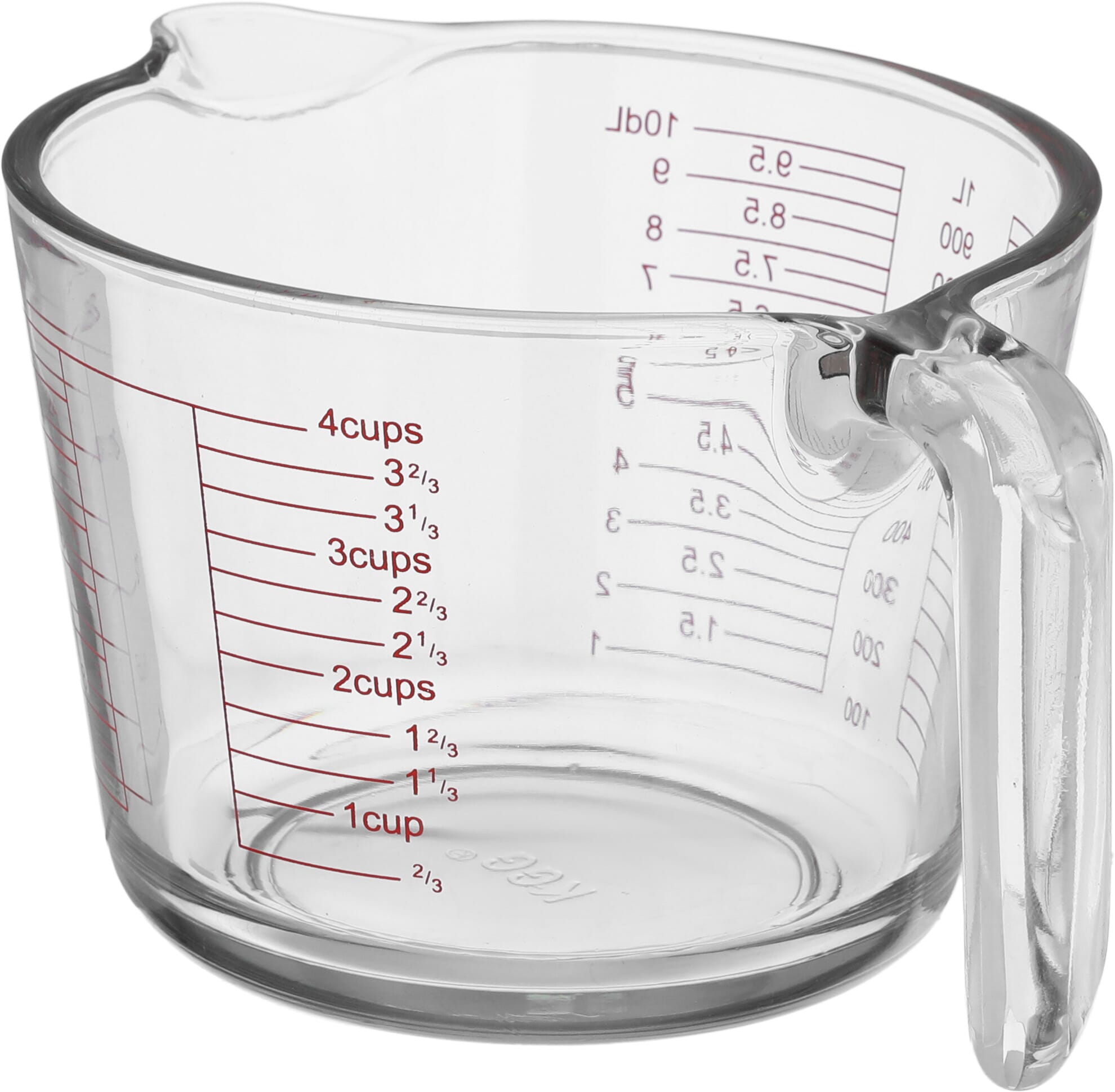 كوب قياس زجاج ماكس جلاس، 1 لتر - شفاف product image 2