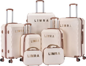 Limra ABS Luggage Set, 7 Pieces, LMA-1752 - Beige Gold product image