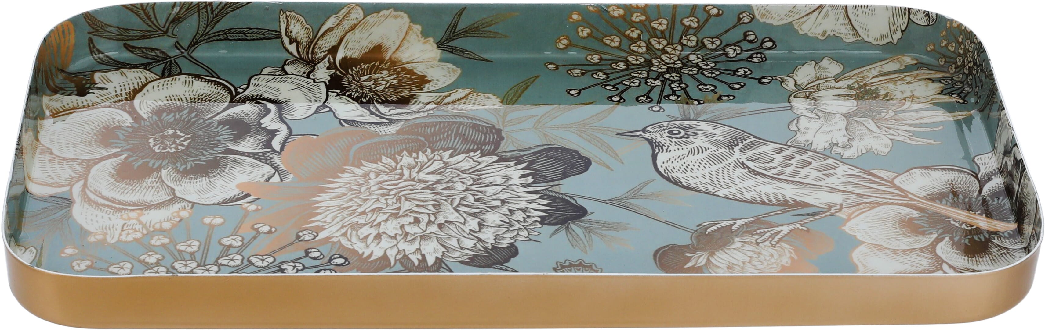 صينية تقديم استيل السيف غاليري، 37x19x2.5 سم - ذهبي product image
