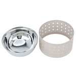 صحن تقديم استيل السيف غاليري، 7 × 12 × 12 سم، دائري - بيج product image 2