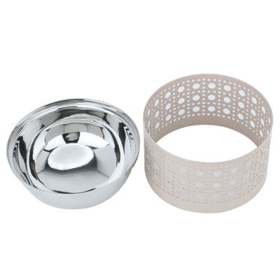 صحن تقديم استيل السيف غاليري، 7 × 12 × 12 سم، دائري - بيج product image 2