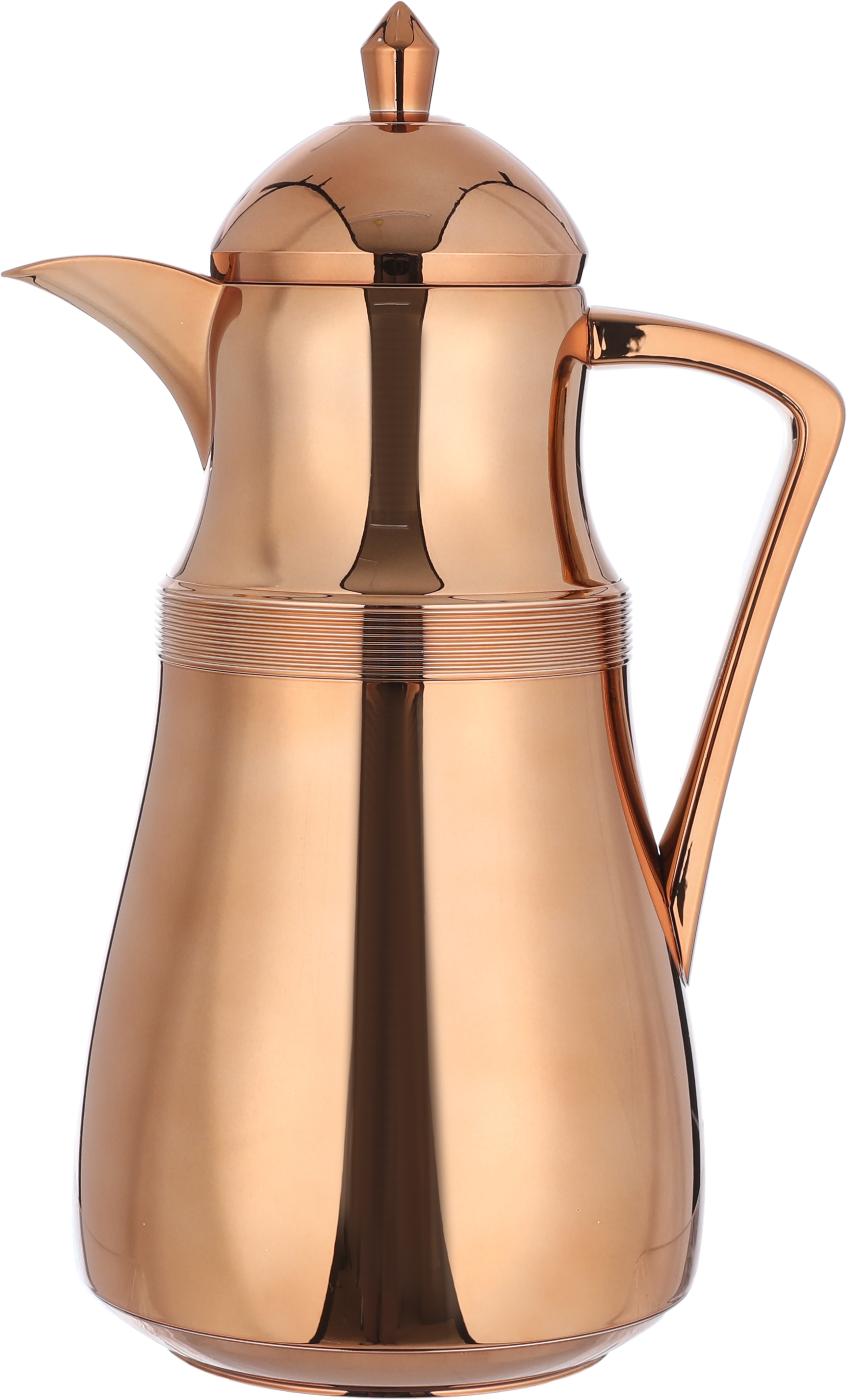 Al Saif Gallery Najd Glass Thermos Set, 2 Pieces, 1/1 Liter - Copper product image 2