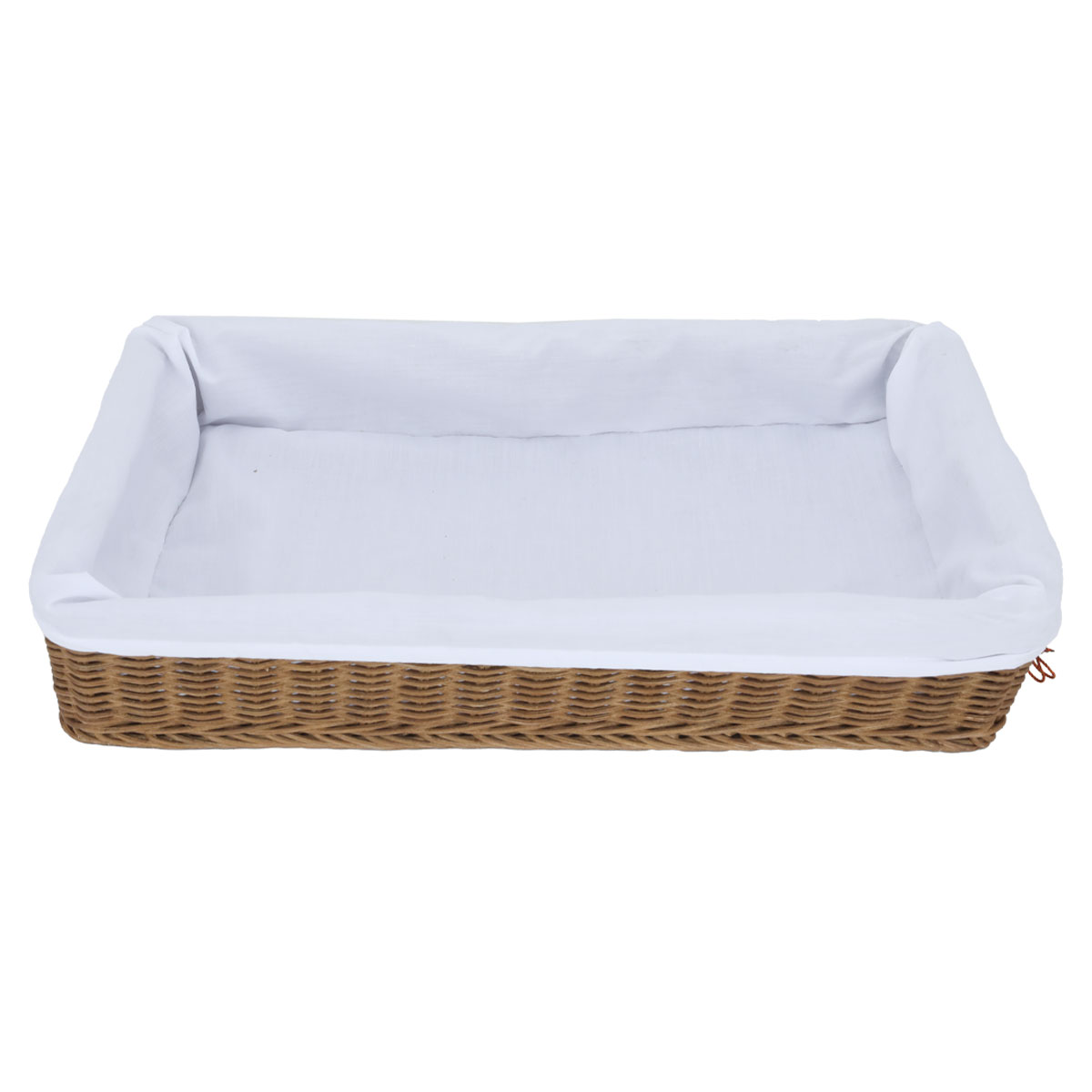 Al Saif Gallery Rectangular Wicker Serving Basket, 50 X 36 X 9.8 Cm - Beige product image 2