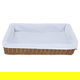 Al Saif Gallery Rectangular Wicker Serving Basket, 50 X 36 X 9.8 Cm - Beige product image 2