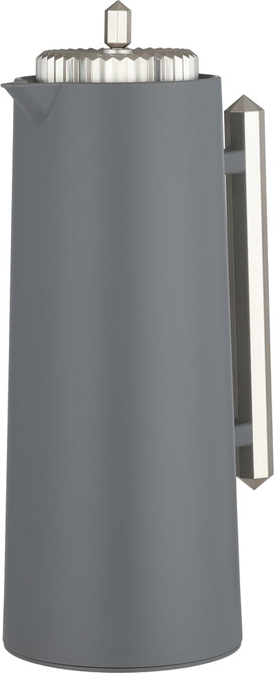 ترمس لين جلوري، 1 لتر،حافظة داخلية زجاج، ضغاط، يد نيكل مطفي - رمادي غامق product image 3