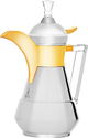 AlSaif Gallery Suleiman 2 Thermos, 0.6 L, Inner Glass, Outer Stainless Steel - Silver Gold product image 1
