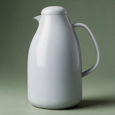 Al Saif Gallery Pro Penguin Thermos, 2 litres, glass inner container, plastic outer shell - light grey product image 1