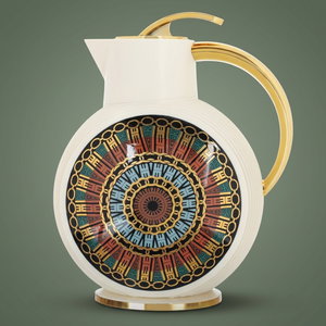 ترمس الجوهرة جلوري، 900 ملل، حافظة داخلية زجاج - بيج product image
