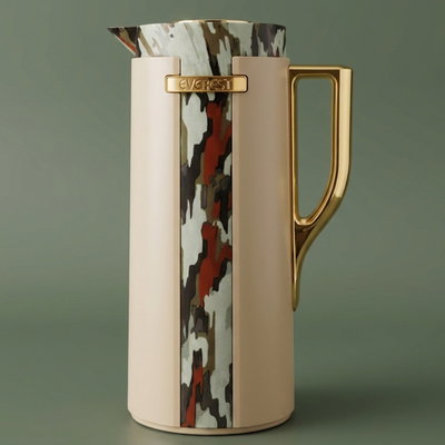 ترمس وداد إفرست، 1 لتر، حافظة داخلية زجاج حراري - بيج product image 1