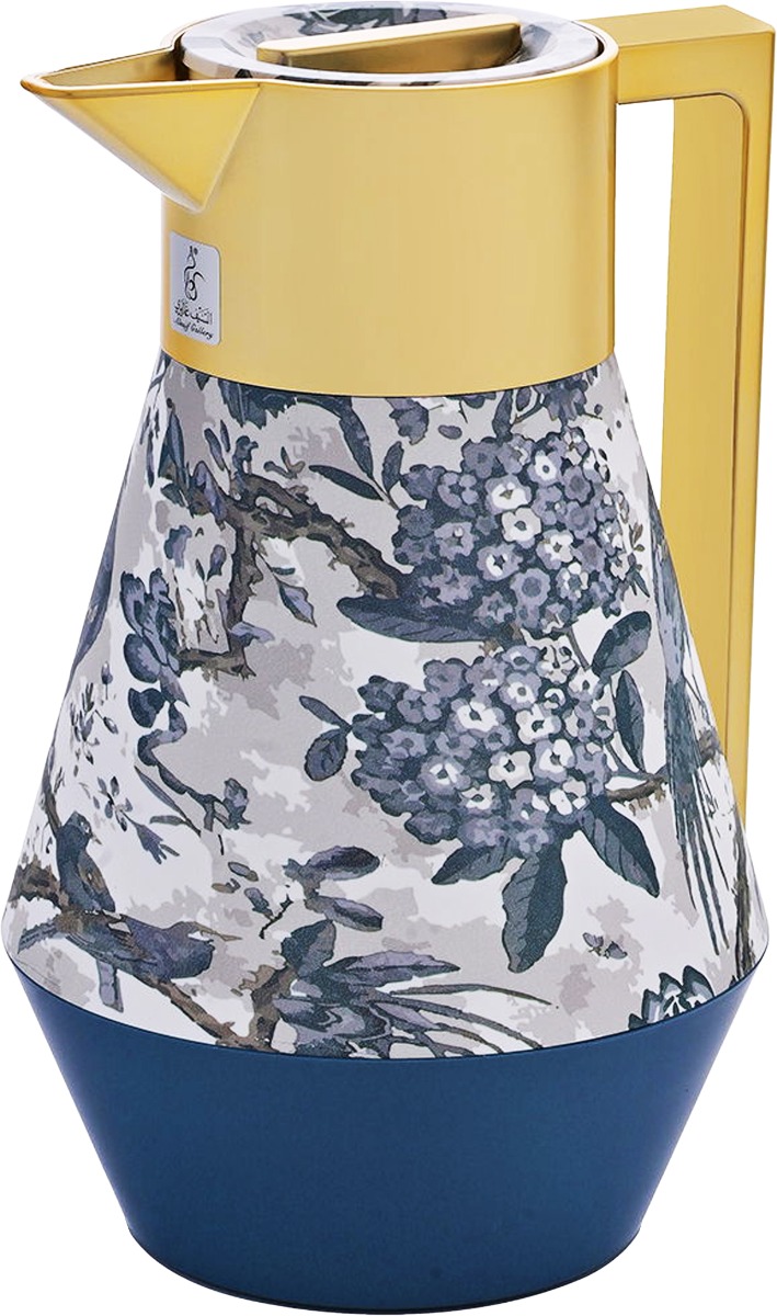 Everest Lydia Thermos, 1 liter, glass inner container, plastic outer shell - blue product image