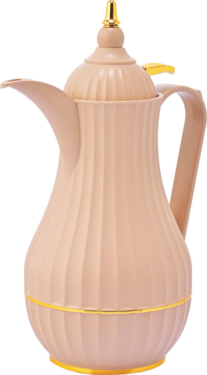 Al Saif Gallery Tamim Dallah Steel, 0.35 Liter - Dark Beige product image
