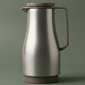 Helios Champions Thermos, 1 Liter, Glass Interior - Silver Cappuccino product image