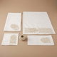طقم مفرش سفرة قماش السيف غاليري، 5 قطع - أبيض product image 1