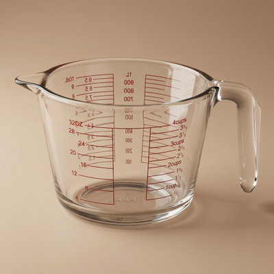 كوب قياس زجاج ماكس جلاس، 1 لتر - شفاف product image 1