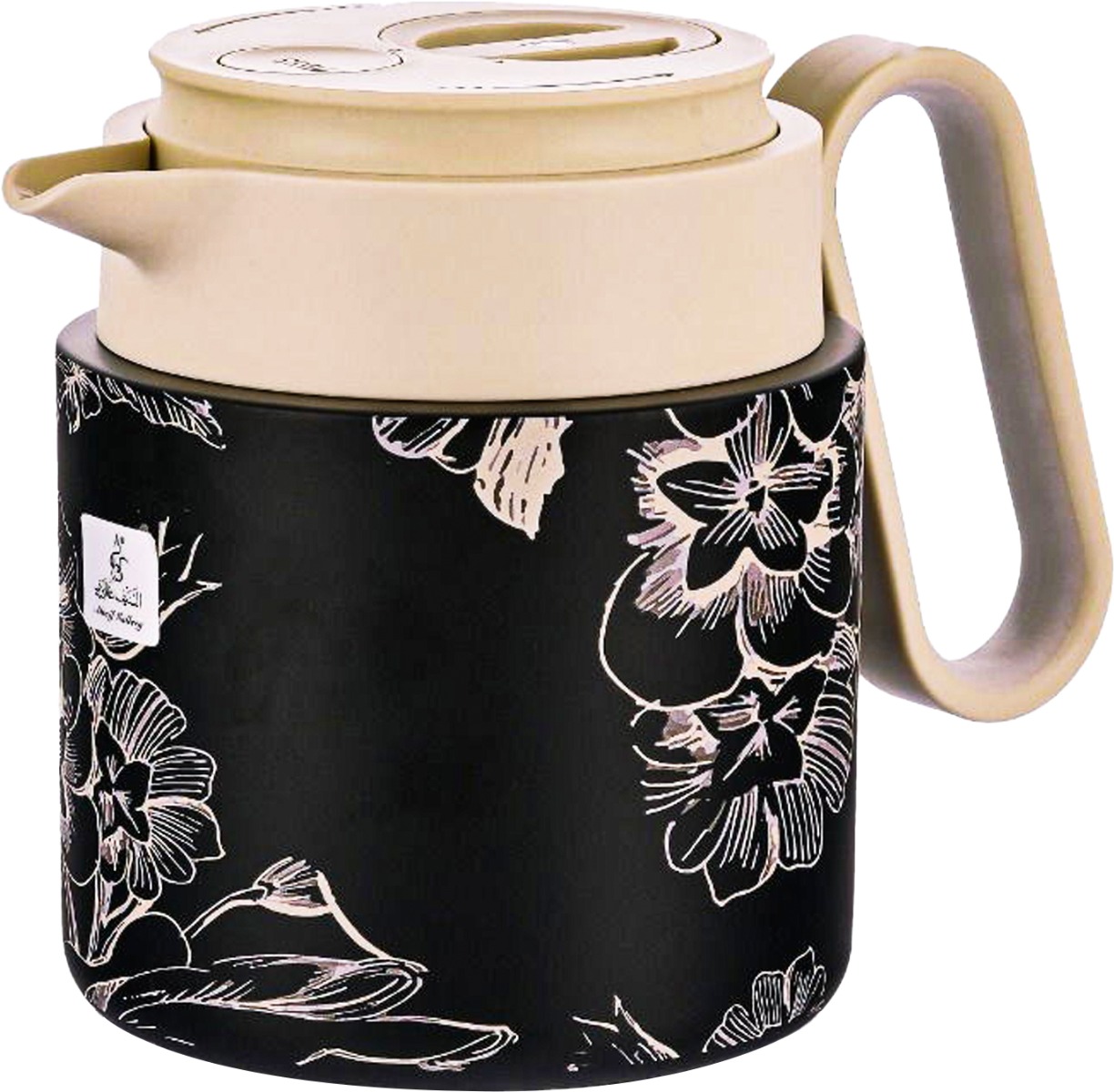 Timeless Rania Thermos, 1.2 liters, steel inner shell, steel outer shell - black grey product image 1