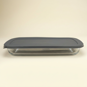 صينية فرن زجاج السيف غاليري ماكس، 2.9 لتر، 39.5x23.8x5.2 سم، بغطاء - شفاف product image
