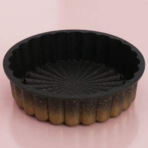 قالب كيك جرانيت تركي السيف غاليري، 25×25×10 سم، دائري - أسود product image