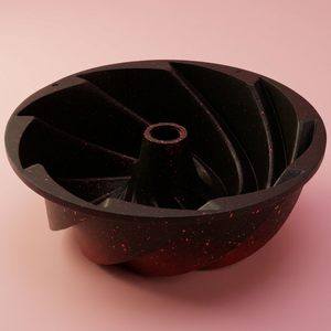 قالب كيك جرانيت تركي السيف غاليري، 25×25×10 سم، دائري - أسود product image