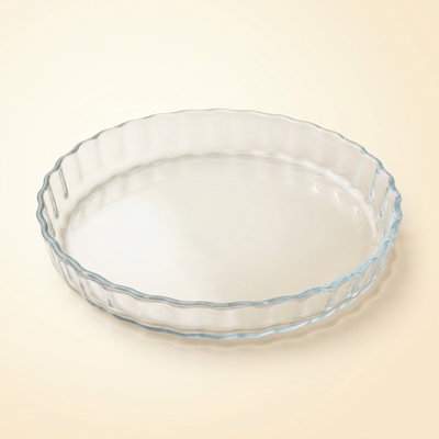 Al Saif Gallery Glass Oven Tray, 2 Liter, Round - Transparent product image 1