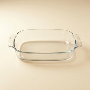 Max Al Saif Gallery Glass Oven Tray, Rectangle, 1.5 Liter - Transparent product image