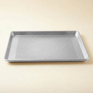 صينية خبز مثقوب ألمونيوم السيف غاليري، مستطيل، 2.5×32.8×45.5 سم - فضي product image