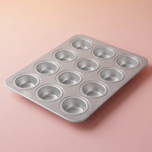 صينية كب كيك ألمنيوم السيف غاليري، 35.8×10.5×1.2 سم، 12 خانة - فضي product image