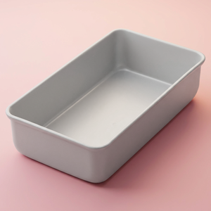قالب كيك المونيوم السيف غاليري، 23x13x6 سم - فضي product image