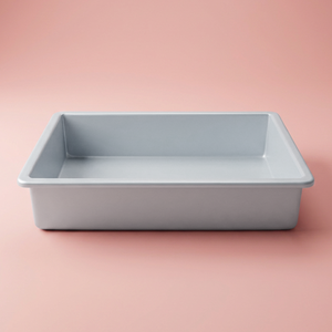 صينية كيك المونيوم السيف غاليري، 33x22x7.6 سم - فضي product image