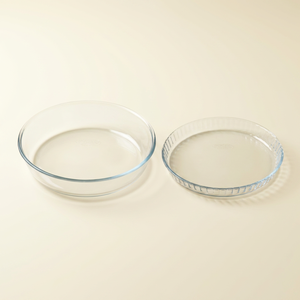 طقم صواني فرن زجاج بايركس، قطعتين - شفاف product image