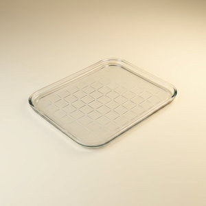 Pyrex Glass Oven Tray, 32 x 26 x 2 cm, Flat Rectangular - Clear product image