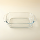Pyrex glass cooking tray, 35 x 23 x 7 cm, square - clear product image 1