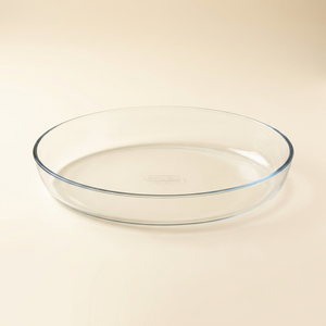 صينية طهي زجاج بايركس، 40×27×7 سم، بيضاوي - شفاف product image