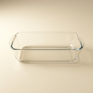 Pyrex glass cooking tray, 28 x 12 x 8 cm, rectangle - clear product image